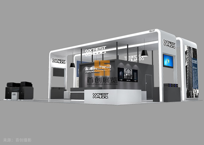 浙江亞成電子 展臺(tái)設(shè)計(jì)(圖3)
